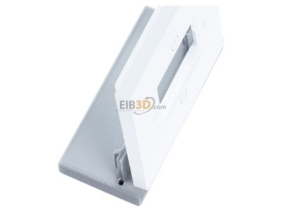 View top left Busch Jaeger 8252-44M-101 Central cover plate 
