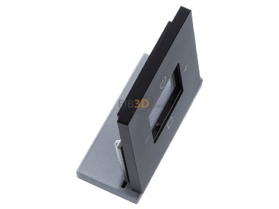View top left Busch Jaeger 8252-45M-101 Central cover plate 
