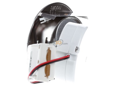 View on the right Nobile 1856860923 LED downlight 930, nickel-finished. 
