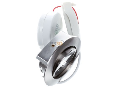 View top left Nobile 1856860923 LED downlight 930, nickel-finished. 
