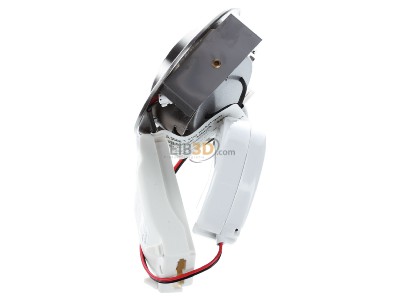 View top right Nobile 1856860923 LED downlight 930, nickel-finished. 
