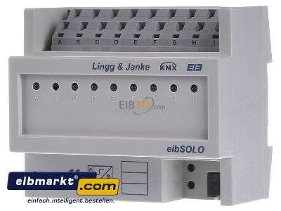 Front view Lingg&Janke 89506 Binary input for bus system 9-ch
