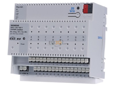 Front view Siemens 5WG1262-1EB11 EIB, KNX binary input, 16-fold, potential-free, N 262E/11, 
