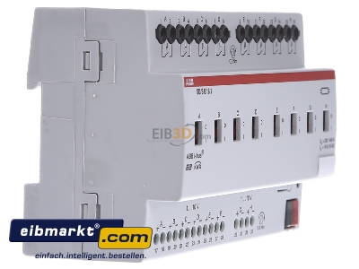 View on the left ABB Stotz S&J SD/S 8.16.1 Light control unit for bus system 8-ch 
