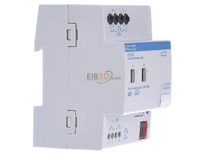 View on the left Busch Jaeger 6197/22 EIB, KNX light control unit, 
