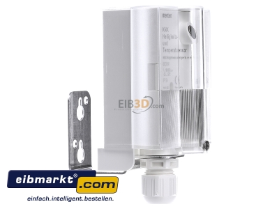 Ansicht links Merten 663991 KNX Helligkeit/Temp.sensor lgr 