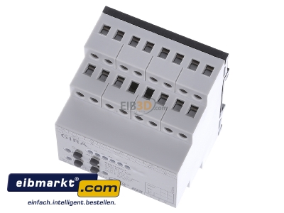 View up front Gira 216200 I/O device for bus system
