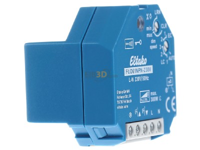 View on the left Eltako FUD61NPN-230V Wireless actuator universal dimming Switch, 
