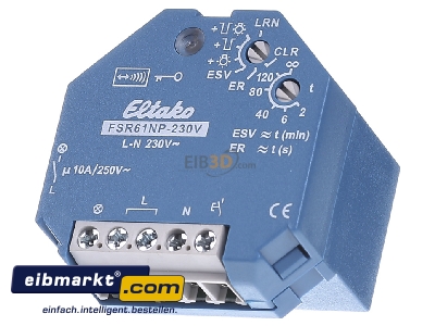 Front view Eltako FSR61NP-230V Radio receiver 868MHz
