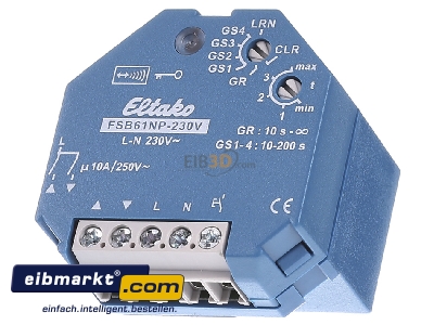 Frontansicht Eltako FSB61NP-230V Funkaktor Stromsto Gruppenschalter 