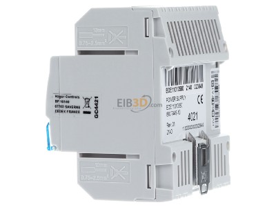 View on the right Hager TXA111 EIB, KNX power supply 320mA, 
