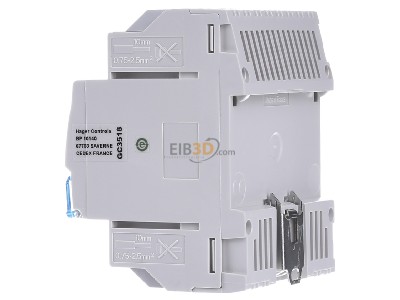 Ansicht rechts Hager TXA304 EIB, KNX Binreingang 4fach, 230V AC, 