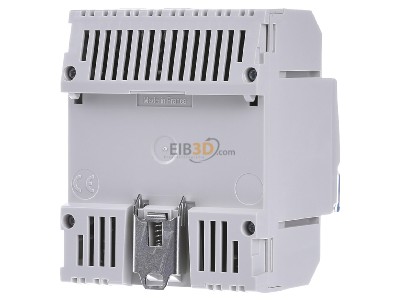 Back view Hager TXA304 EIB, KNX binary input 4-fold, 230V AC, 
