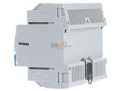 Ansicht rechts Hager TXA310 EIB, KNX Binreingang, 10fach, 230V AC, 