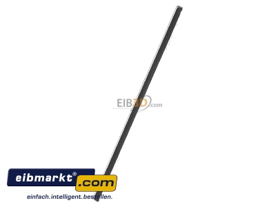 View on the right Jung ES 2402 TSA Cover plate for switch stainless steel
