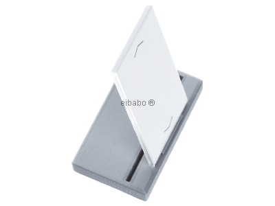 Ansicht oben links Jung LS 402 TSAP WW Taste 2-fach aws Symbol Auf/Ab 