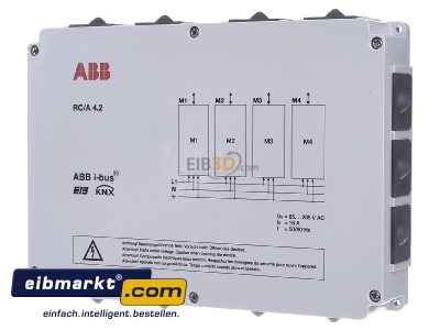 Front view ABB Stotz S&J RC/A 4.2 Basic module for bus system - 
