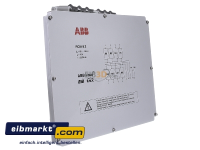 Ansicht links ABB Stotz S&J RC/A 8.2 Raum-Controller Grundgert 8-fach 