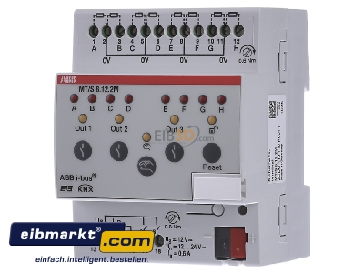 Frontansicht ABB Stotz S&J MT/S 8.12.2M Sicherheitsterminal 8-fach REG 