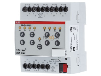 Frontansicht ABB BE/S 8.230.2.1 Binreingang 8-fach 10-230 V REG 