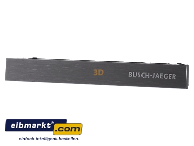 Frontansicht Busch-Jaeger 6349-860-101 Abschlussleiste unten Standard m.Kennz. 