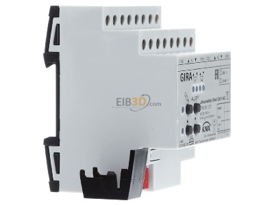 Ansicht links Gira 215200 Jalousieaktor 2fach 230VAC KNX/EIB REG 