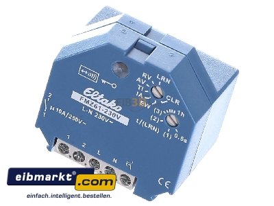 View up front Eltako FMZ61-230V Timer relay 0,5...3600s AC 230V 
