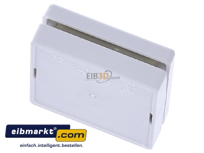 Ansicht oben hinten Eltako FMH2-rw Funk-Minihandsender reinweiss, 2 Signale 