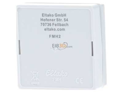 Back view Eltako FMH2-wg Remote control for switching device 
