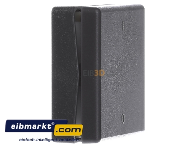 Ansicht links Eltako FMH2S-an Funk-Minihandsender anthrazit 2 Signale 