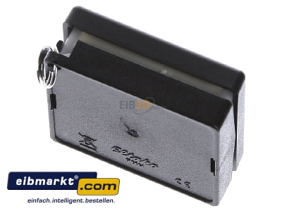 Ansicht oben hinten Eltako FMH2S-sz Funk-Minihandsender schwarz 2 Signale 