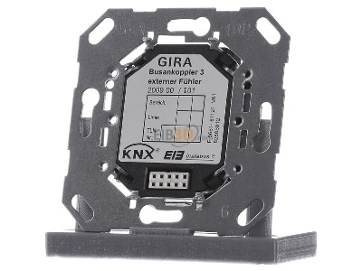 Front view Gira 200900 EIB, KNX bus coupler 3 external sensor, 
