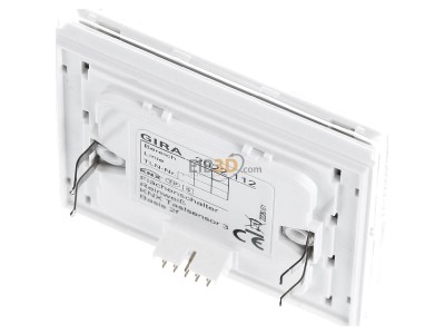 Top rear view Gira 2022112 EIB, KNX touch sensor 2-fold, 
