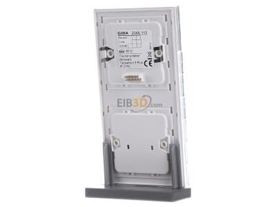 Ansicht hinten Gira 2046112 EIB, KNX Tastsensor 3 Plus 6fach (2+4), reinwei, 