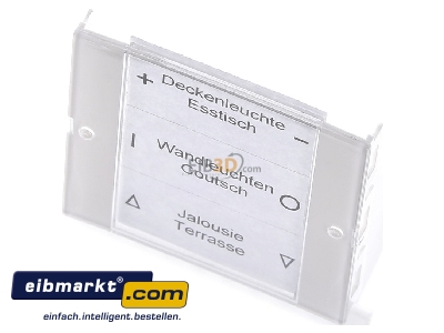 Ansicht oben vorne Gira 213103 Wippenset 1-fach rws/gl 