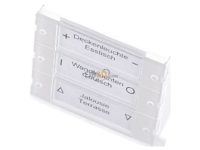 Ansicht oben vorne Gira 213303 Wippenset 3fach reinwei�-gl�nzend, 