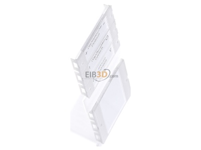 Ansicht oben links Gira 213403 Wippenset 4-fach rws/gl 