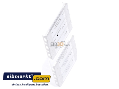 View top left Gira 213603 Touch rocker for home automation white
