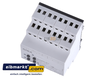 Ansicht oben vorne Gira 217100 Universal-Dimmaktor 1f. 500W KNX/EIB REG 