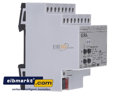 Ansicht links Gira 217200 Universal-Dimmaktor 2f. 2x300W KNX/EIB REG 