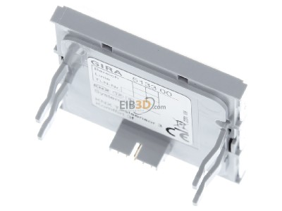 Top rear view Gira 513300 EIB, KNX push button sensor 3 comfort 3-fold, 
