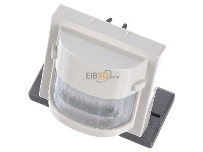 View up front Busch Jaeger 6122/02-82 EIB, KNX system motion sensor cream white, 
