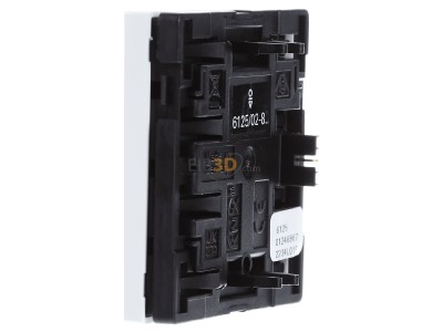 View on the right Busch Jaeger 6125/02-84 EIB, KNX push button sensor 2-fold multifunction with 10 logic channels and innovative LED lighting, 
