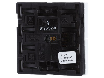 Ansicht hinten Busch Jaeger 6126/02-84 EIB, KNX Tastsensor 2/4fach Multifunktion, 
