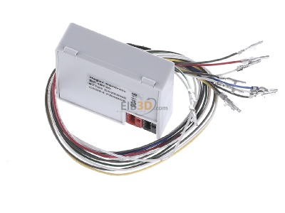 Top rear view Hager TXB344 Binary input for home automation 4-ch 
