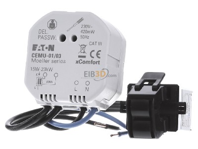 Frontansicht Eaton CEMU-01/03 Energiemesssensor +ext. Sensor 