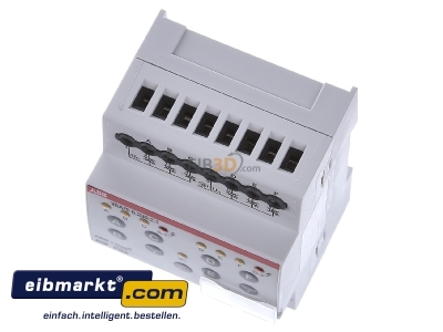 Ansicht oben vorne ABB Stotz S&J VAA/S6.230.2.1 Ventilantrieb-Aktor 6fach, 230 V, REG 