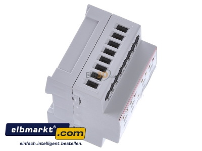 Ansicht oben links ABB Stotz S&J VAA/S6.230.2.1 Ventilantrieb-Aktor 6fach, 230 V, REG 