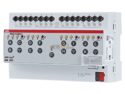 Frontansicht ABB VAA/S12.230.2.1 EIB, KNX Heizungsaktor 12fach, 230V AC, 