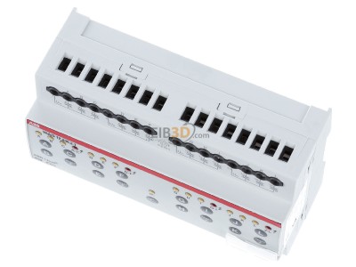 Ansicht oben vorne ABB VAA/S12.230.2.1 EIB, KNX Heizungsaktor 12fach, 230V AC, 